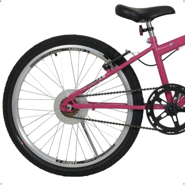Bicicleta Aro 24 Mtb S/marcha Model Feminina Com Cestinha - Image 2